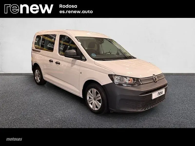 Usado VW Caddy 102 CV (75 kW) 2024 Blanco Monovolumen