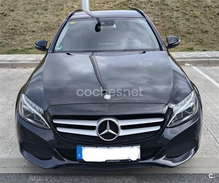 Negro Usado 2015 Mercedes C220 Exclusive Familiar | 15.200 € (Un poco caro) - Imagen 1/4