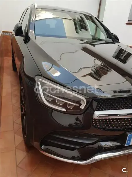 Usado Mercedes GLC220 170 CV (125 kW) 2020 Negro SUV