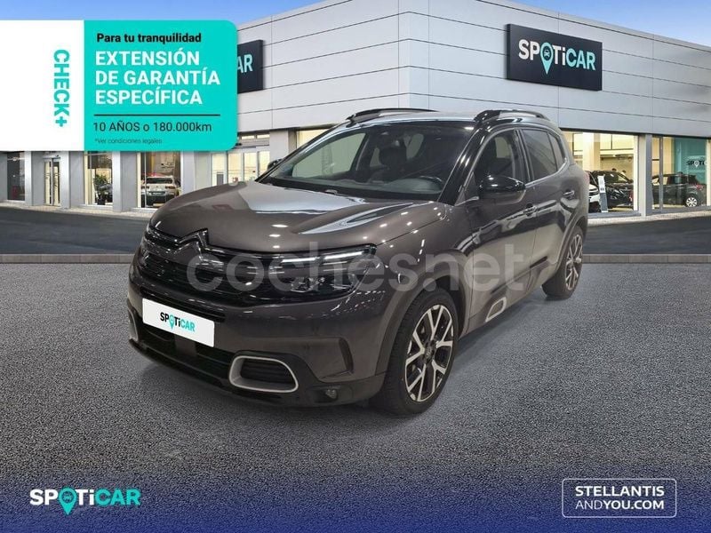Gris Usado 2020 Citroën C5 Aircross PureTech SUV | 14.990 € (Precio justo) - Imagen 1/4