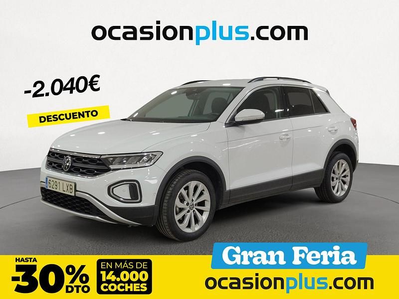 Blanco Usado 2022 VW T-Roc Life SUV | 21.990 € (Precio justo) - Imagen 1/4