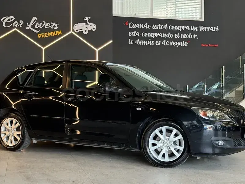 Usado Mazda 3 Active 105 CV (77 kW) 2007 Negro Berlina