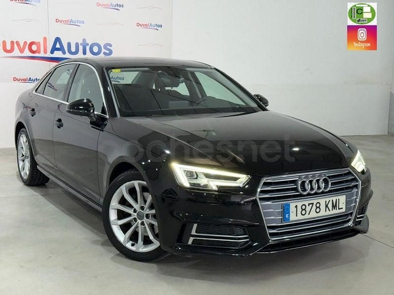 Usado Audi A4 S-Line 150 CV (110 kW) 2018 Negro Berlina
