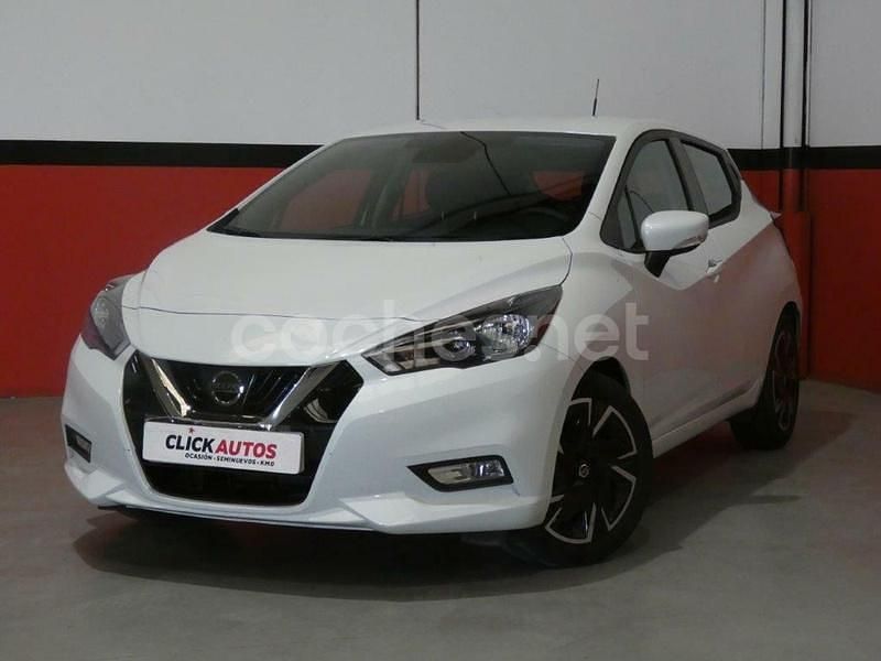 Blanco Usado 2021 Nissan Micra Acenta Utilitario | 11.550 € (Precio justo) - Imagen 1/4