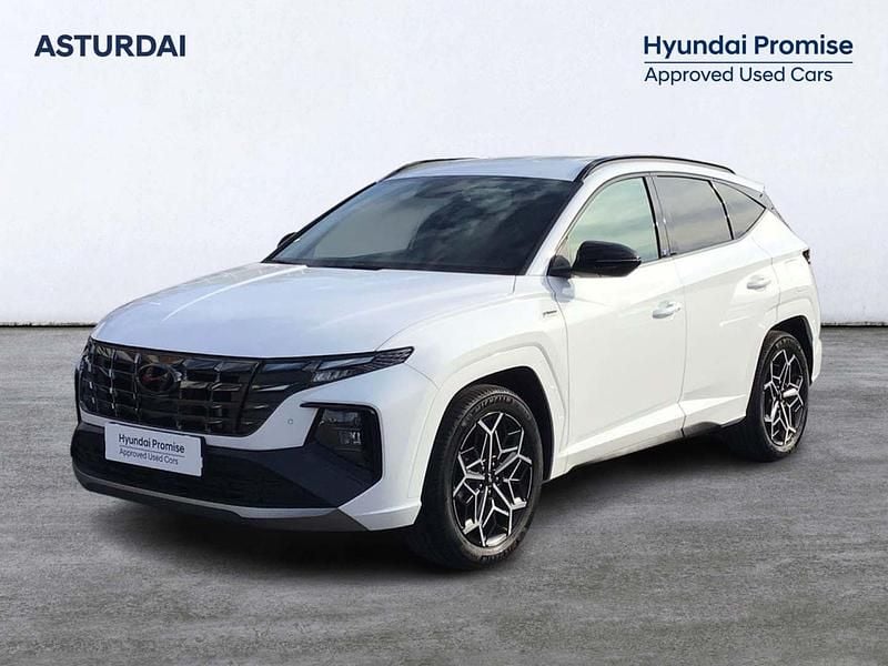 Atlas white (sólido) Usado 2024 Hyundai Tucson N Line SUV | 29.990 € (Caro) - Imagen 1/4