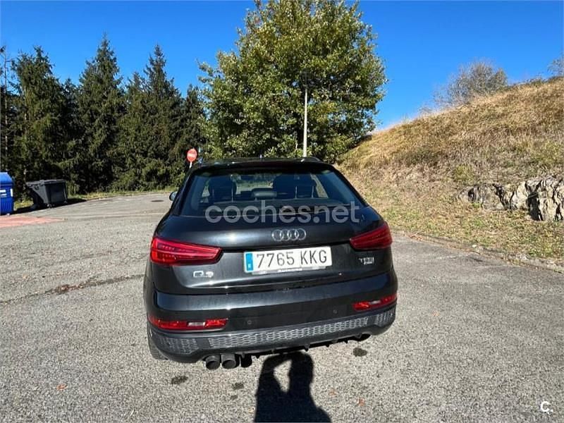 Usado Audi Q3 180 CV (132 kW) 2018 Negro SUV