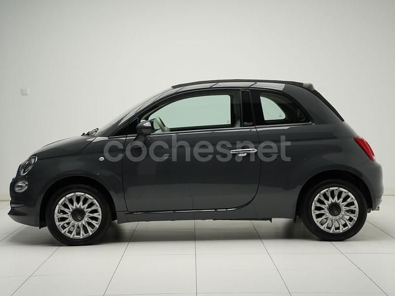 Usado Fiat 500C Lounge 69 CV (50 kW) 2019 Gris Descapotable