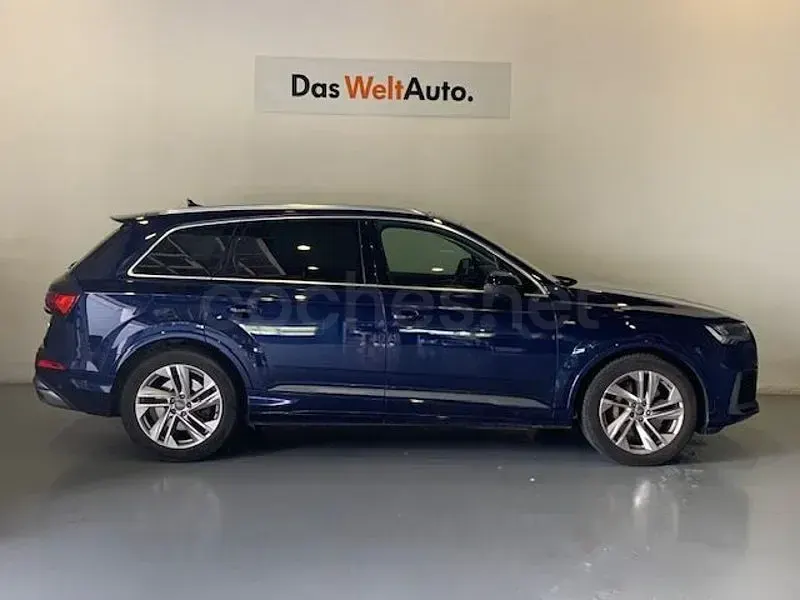 Usado Audi Q7 S-Line 286 CV (210 kW) 2020 Azul SUV