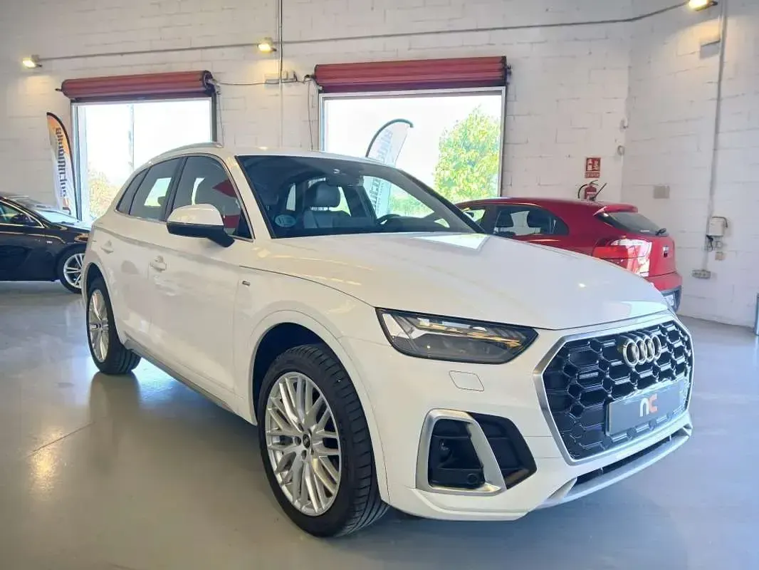 Usado Audi Q5 S-Line 204 CV (150 kW) 2022 Blanco SUV