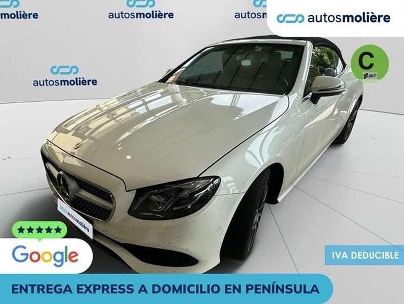 Blanco Usado 2019 Mercedes E220 Descapotable | 28.446 € - Imagen 1/4