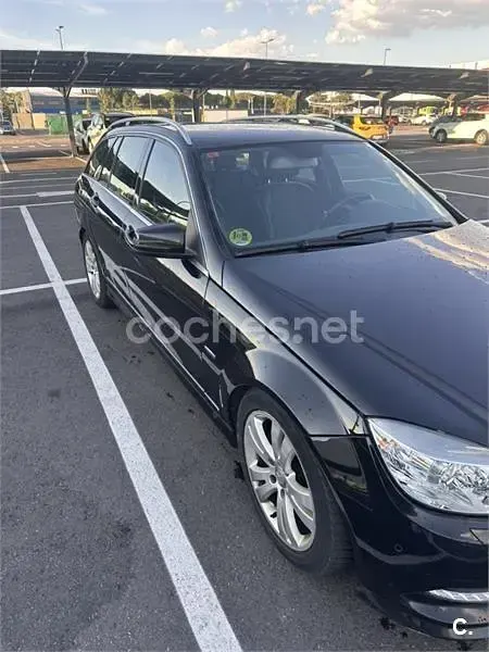 Usado Mercedes C220 Avantgarde 170 CV (125 kW) 2008 Negro Familiar