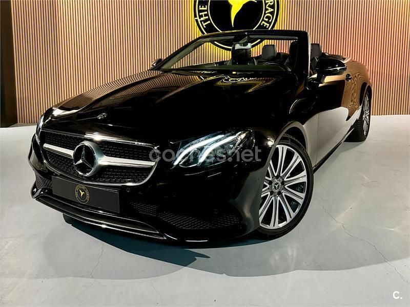 Usado Mercedes E200 184 CV (135 kW) 2018 Negro Descapotable