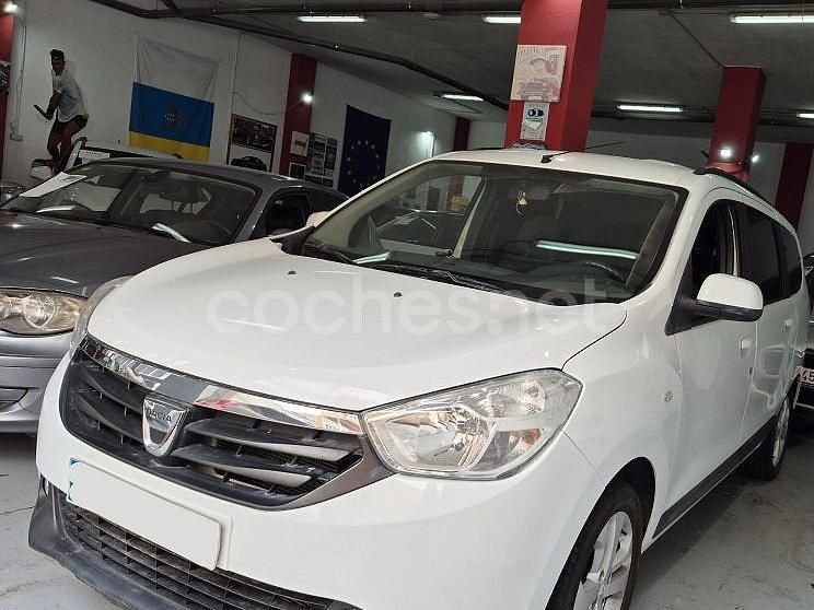 Blanco Usado 2015 Dacia Lodgy Lauréate Monovolumen | 8750 € (Precio justo) - Imagen 1/4