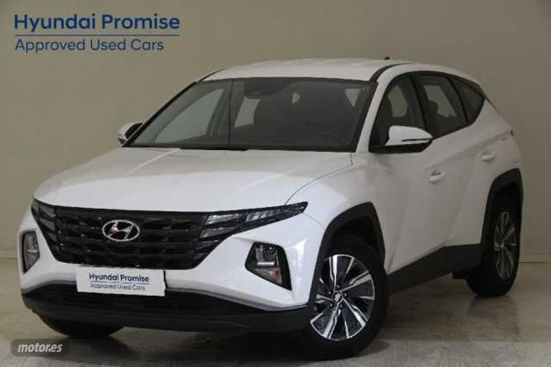 Atlas white Usado 2024 Hyundai Tucson SUV | 25.300 € (Precio justo) - Imagen 1/4