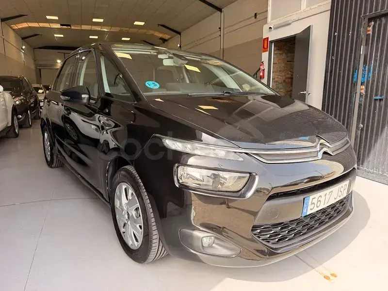 Usado Citroën C4 Picasso Feel 120 CV (88 kW) 2016 Negro Monovolumen
