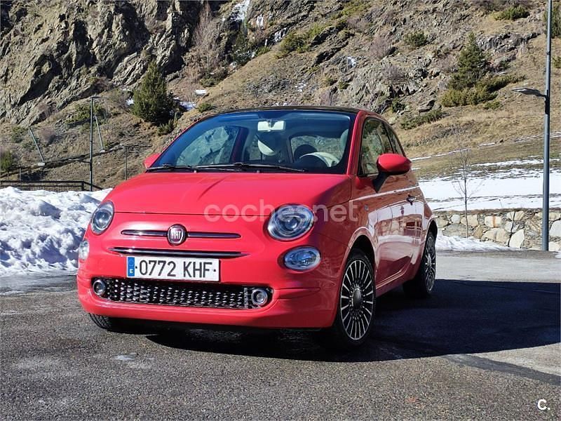 Usado Fiat 500 Lounge 69 CV (50 kW) 2017 Rojo Berlina