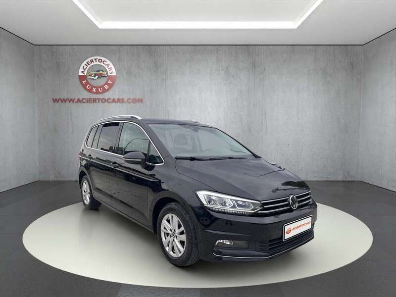 Negro Usado 2021 VW Touran Sport Monovolumen | 23.490 € (Super precio) - Imagen 1/4