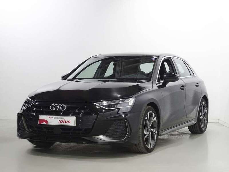 Negro Usado 2024 Audi A3 Sportback S-Line Utilitario | 33.100 € (Un poco caro) - Imagen 1/4