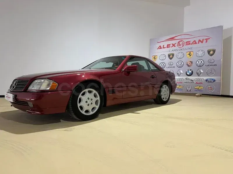 Usado Mercedes SL320 231 CV (169 kW) 1996 Granate Descapotable