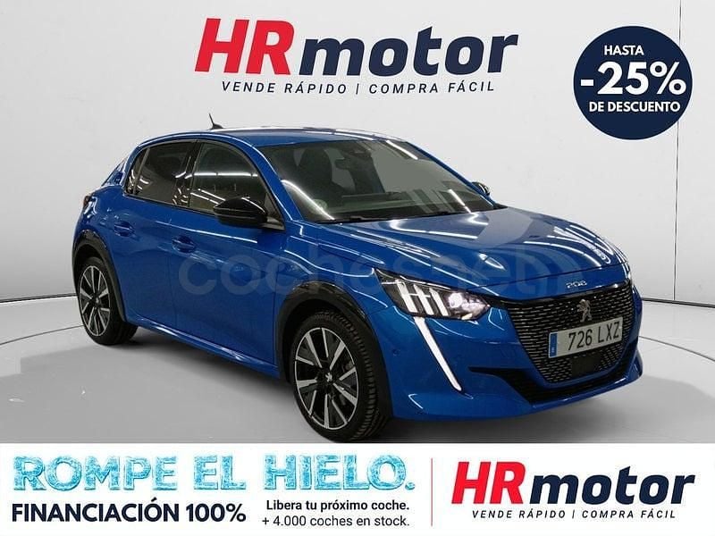 Usado Peugeot 208 GT 101 CV (74 kW) 2022 Azul Utilitario