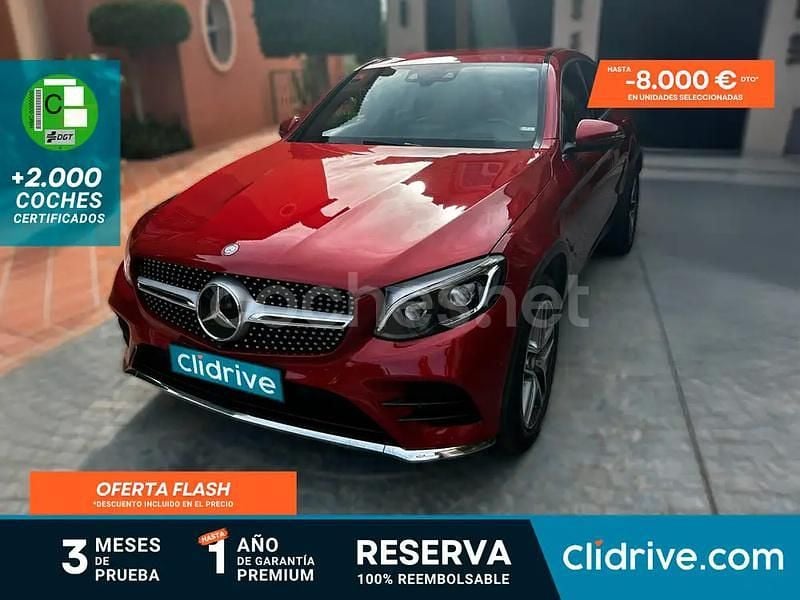 Rojo Usado 2016 Mercedes GLC250 Coupe | 26.990 € (Super precio) - Imagen 1/3