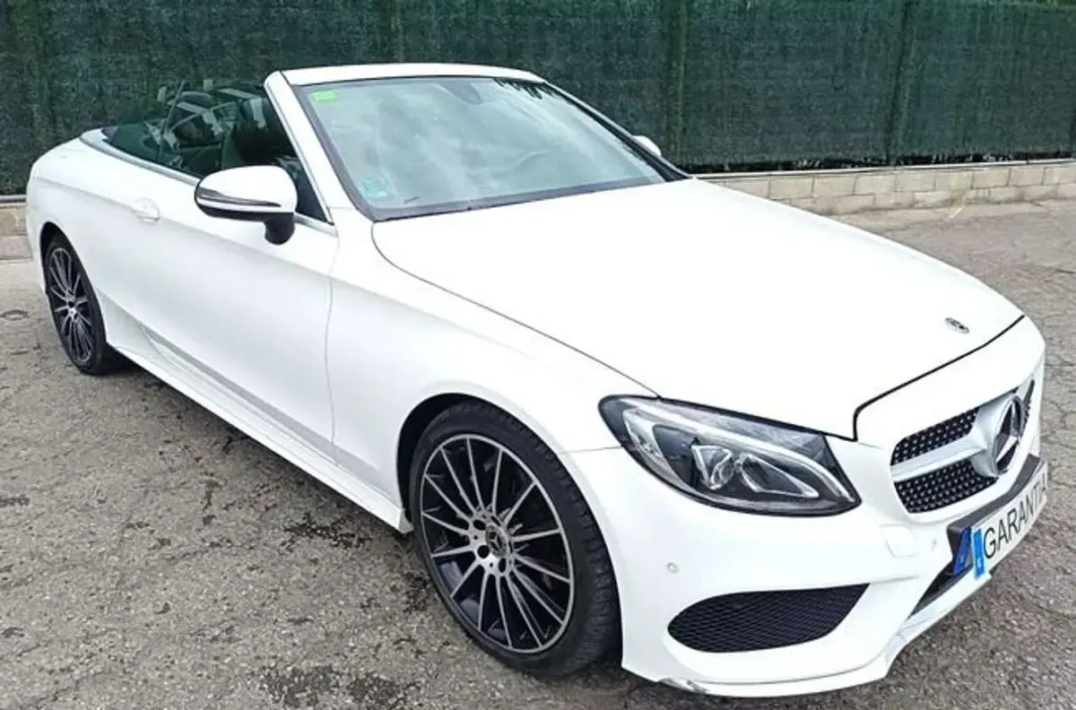 Usado Mercedes C200 184 CV (135 kW) 2017 Blanco Descapotable