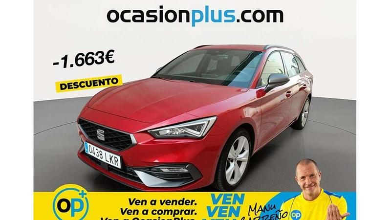 Usado Seat Leon ST FR 150 HP (110 kW) 2020 Vermelho Carrinha