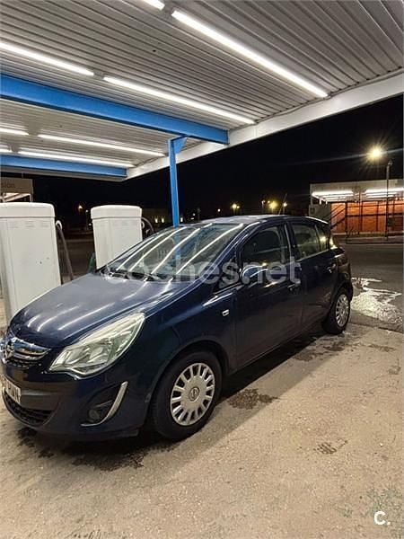 Usado Opel Corsa Selective 85 CV (62 kW) 2012 Azul Utilitario