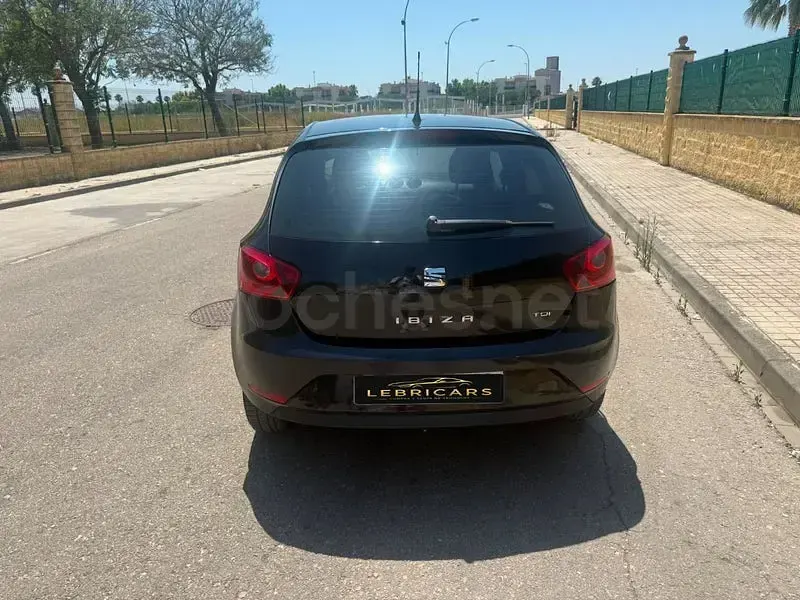 Usado Seat Ibiza Style 105 CV (77 kW) 2014 Negro Berlina