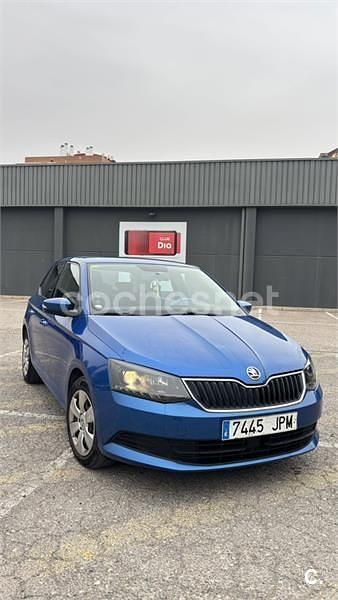 Brugt Skoda Fabia Ambition 60 HK (44 kW) 2016 Blå Sedan