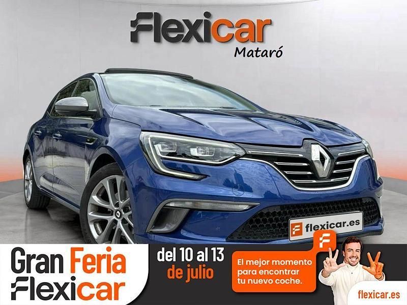 Azul Usado 2017 Renault Mégane GT Line GT-Line Berlina | 18.390 € (Caro) - Imagen 1/4