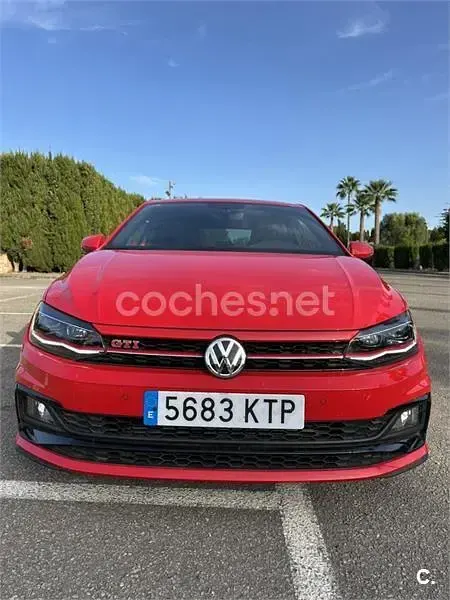 Usado VW Polo GTI 200 CV (147 kW) 2019 Rojo Utilitario