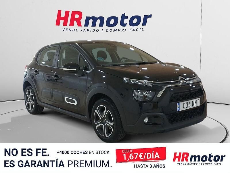 Usado Citroën C3 PureTech 83 CV (61 kW) 2024 Negro Berlina