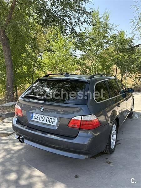 Usado BMW 520 163 CV (119 kW) 2008 Negro Familiar