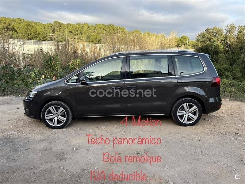 Marrón Usado 2017 VW Sharan Advance Monovolumen | 18.000 € (Precio justo) - Imagen 1/4