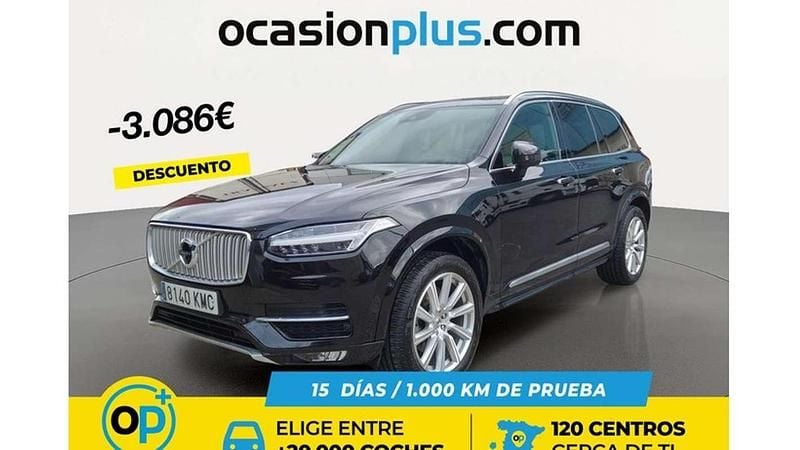 Negro Usado 2018 Volvo XC90 Inscription SUV | 30.864 € (Super precio) - Imagen 1/4