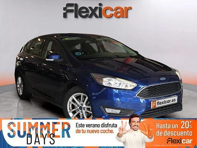 Azul Usado 2018 Ford Focus Trend Berlina | 12.990 € (Un poco caro) - Imagen 1/4