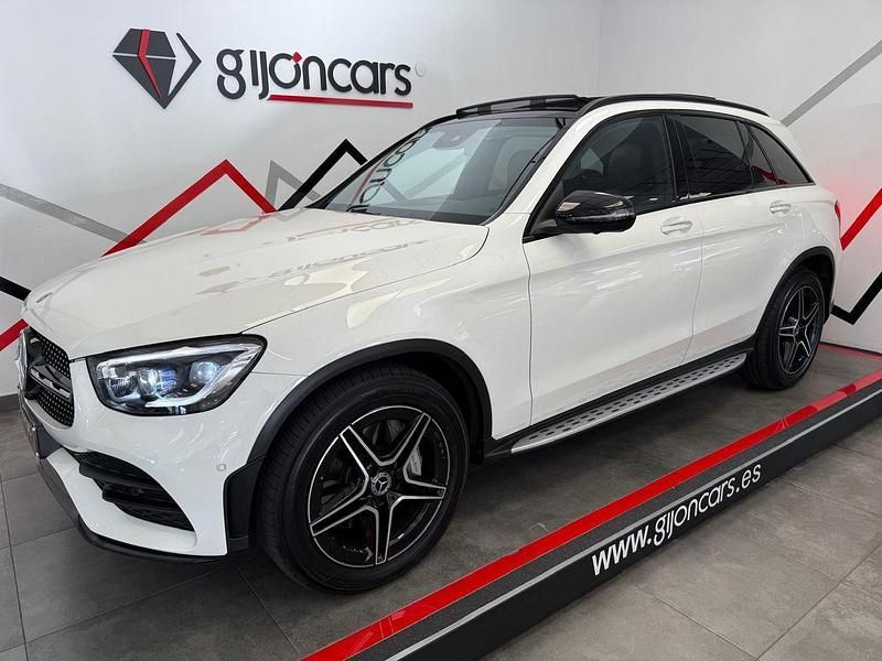 Blanco Usado 2021 Mercedes GLC220 SUV | 42.900 € (Caro) - Imagen 1/4