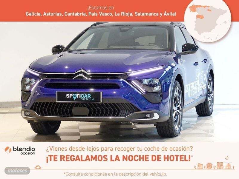 Azul Usado 2022 Citroën C5 X Shine Familiar | 42.879 € - Imagen 1/4