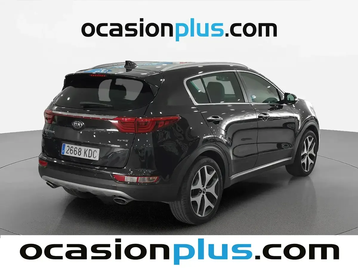 Usado Kia Sportage GT-Line 136 CV (100 kW) 2017 Negro SUV