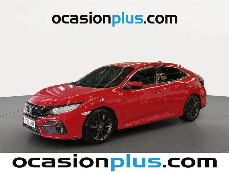 Rojo Usado 2020 Honda Civic Elegance Utilitario | 18.091 € (Precio justo) - Imagen 1/4