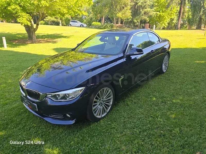 Usado BMW 420 Luxury Line 190 CV (139 kW) 2016 Azul Descapotable