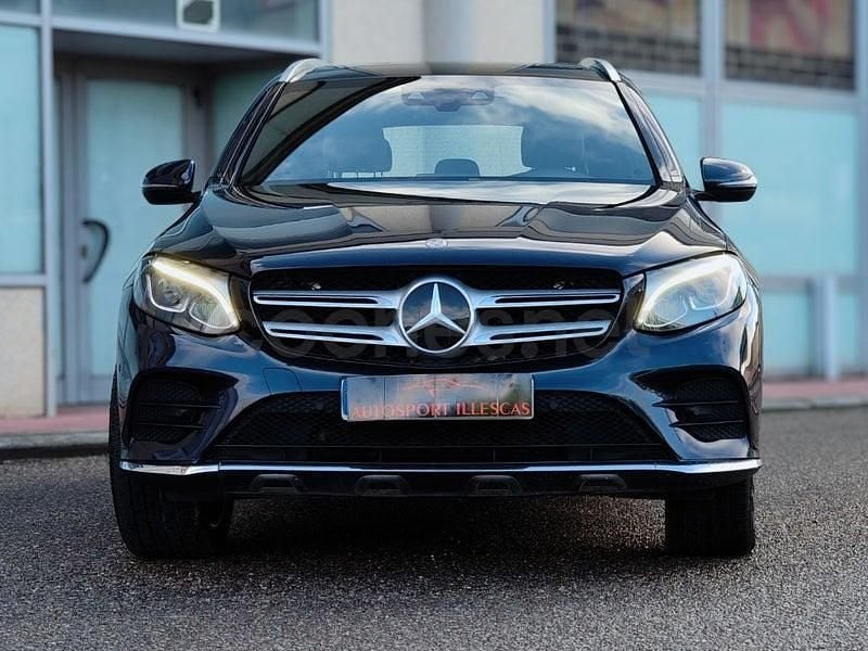 Usado Mercedes GLC350 320 CV (235 kW) 2018 Azul SUV