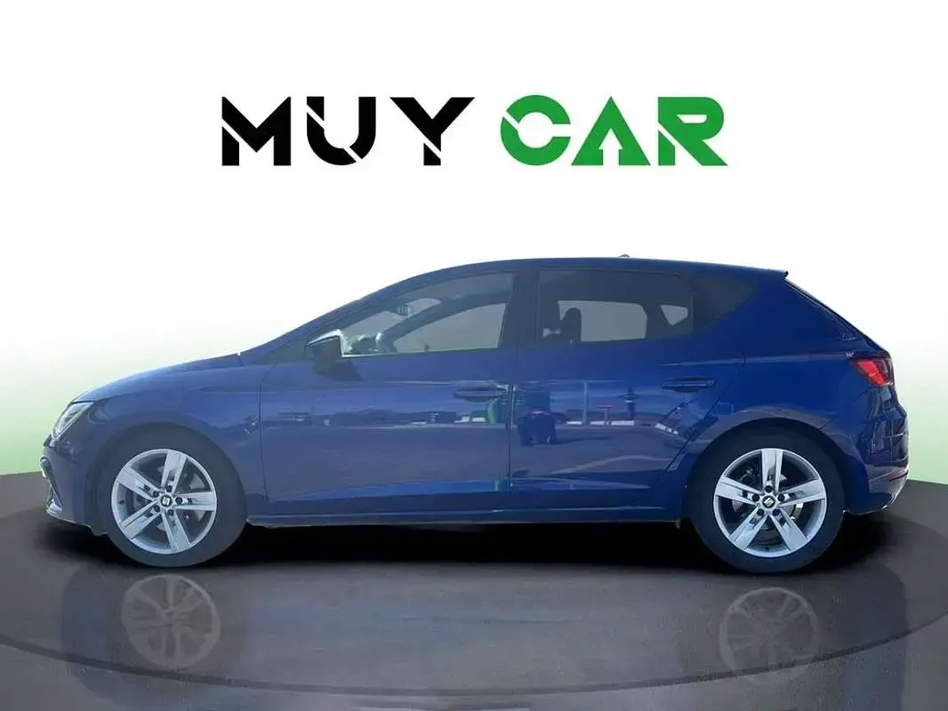 Usado Seat Leon FR 150 CV (110 kW) 2020 Azul Utilitario