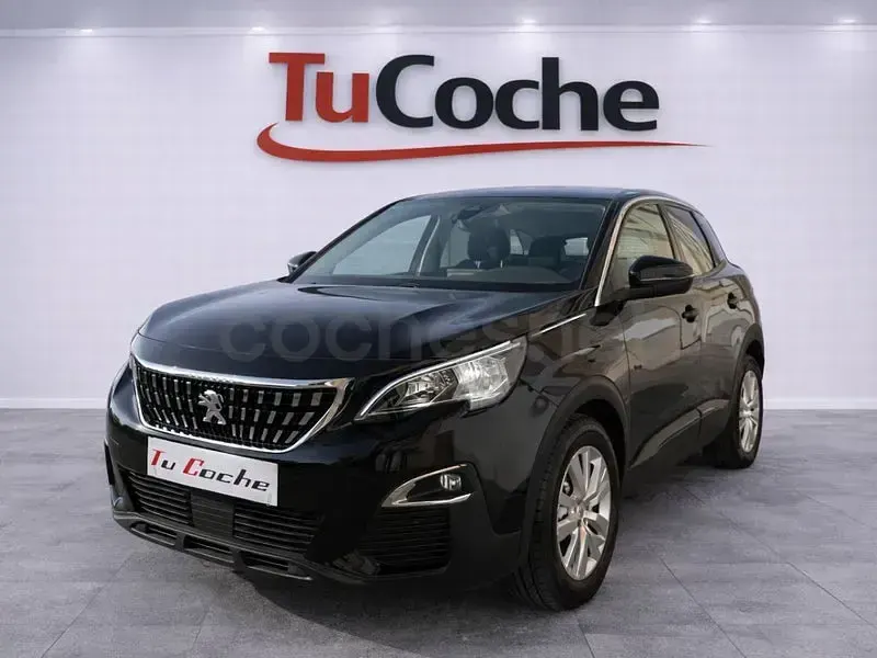 Käytetty Peugeot 3008 Allure 130 HP (95 kW) 2019 Musta Katumaasturi