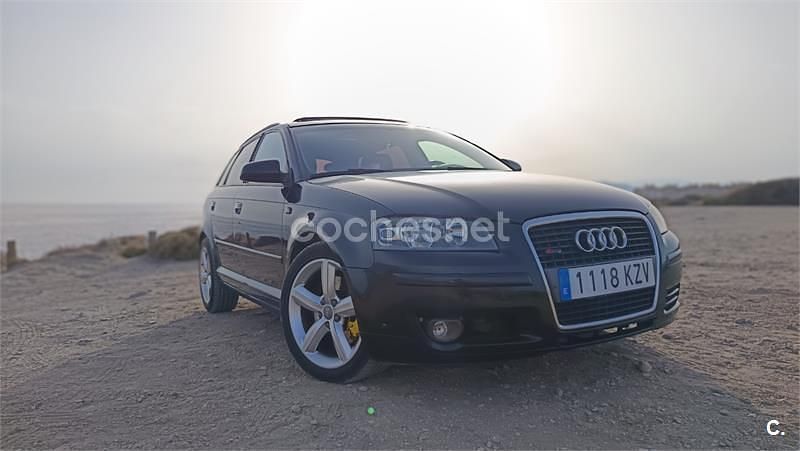 Negro Usado 2007 Audi A3 Sportback Ambition Berlina | 6500 € (Precio justo) - Imagen 1/4