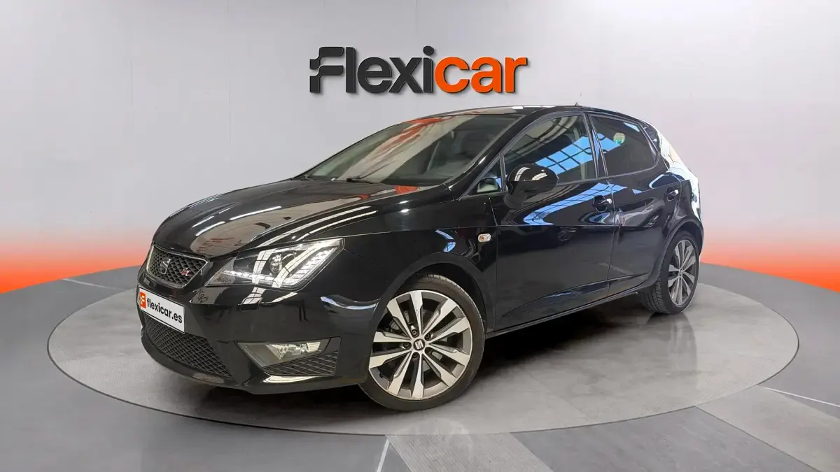 Usado Seat Ibiza FR 90 CV (66 kW) 2017 Negro Berlina