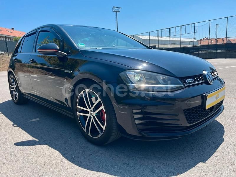 Usado VW Golf VII GTD 184 CV (135 kW) 2014 Negro Berlina