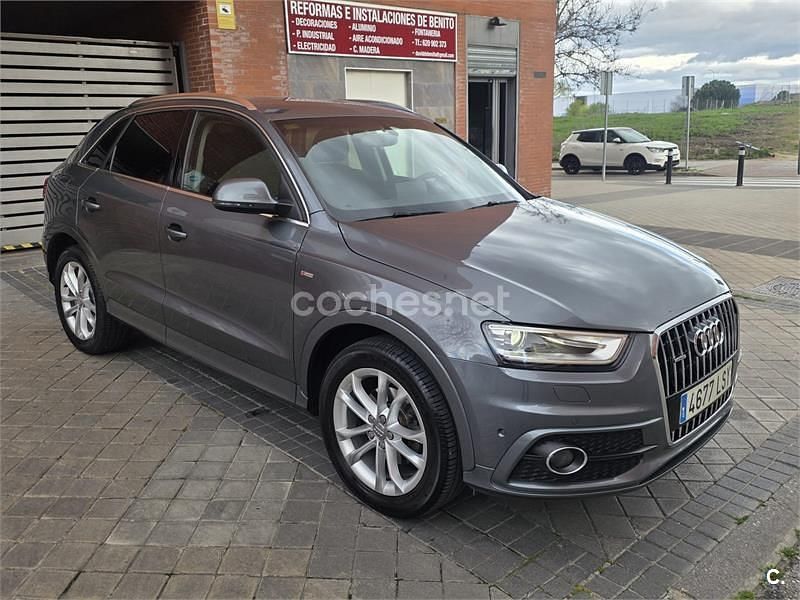 Usado Audi Q3 S-Line 140 CV (102 kW) 2015 Gris / plata SUV