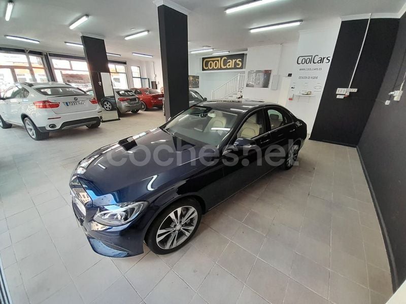 Usado Mercedes C350e 279 CV (205 kW) 2016 Azul Berlina
